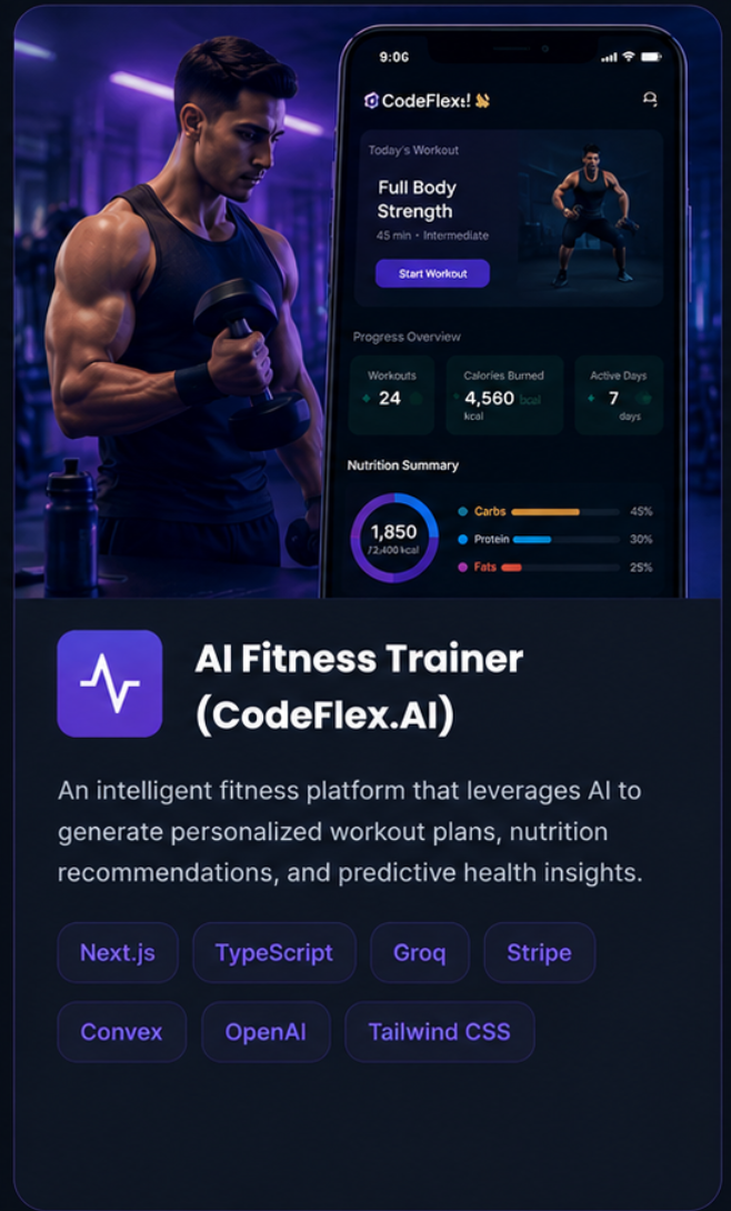 AI Fitness Trainer (CodeFlex.AI)